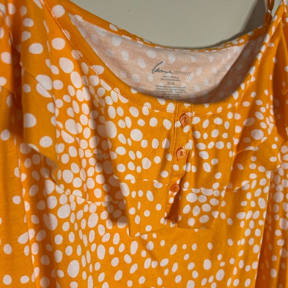 NWT Lane Bryant polka dot tank top size 26 / 28 - Picture 4 of 12